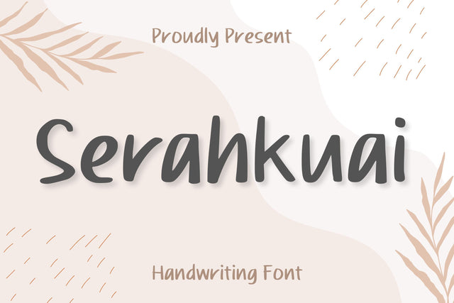 Serahkuai Font Aisyah 