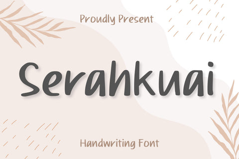 Serahkuai Font Aisyah 