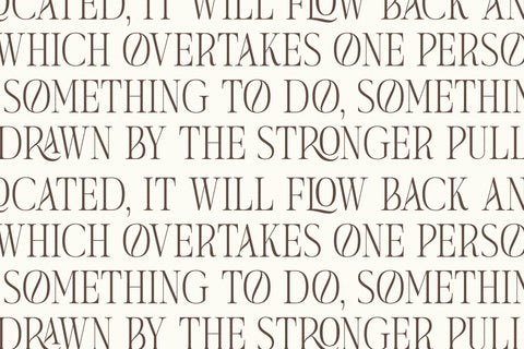 Seraneo - Modern Display Typeface Font Letterena Studios 