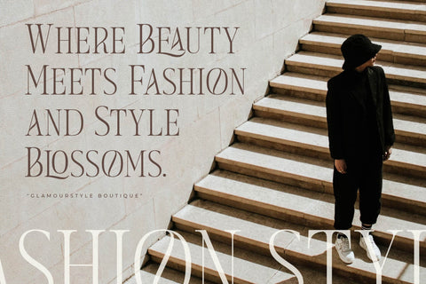 Seraneo - Modern Display Typeface Font Letterena Studios 