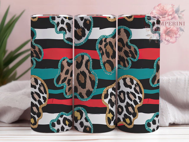 Serape Cowhide Leopard Western Tumbler, Western Glitter Tumbler, 20oz Tumbler Sublimation, Southwestern Tumbler Design, Digital Tumbler Wrap, Boho Cowgirl Tumbler Sublimation Li Zamperini 
