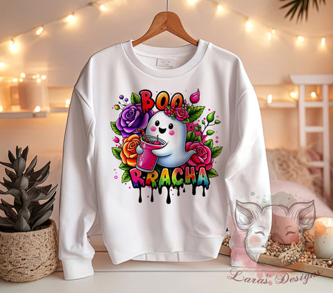 Serape Ghost PNG, Boo-rracha Design, Halloween Sublimation Art, Colorful Ghost Graphic, Digital Halloween Download, Dia de los Muertos Ghost, Fun Ghost Clipart Sublimation Lara' s Designs 