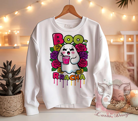 Serape Ghost PNG, Boo-rracha Design, Halloween Sublimation Art, Colorful Ghost Graphic, Digital Halloween Download, Dia de los Muertos Ghost, Fun Ghost Clipart Sublimation Lara' s Designs 