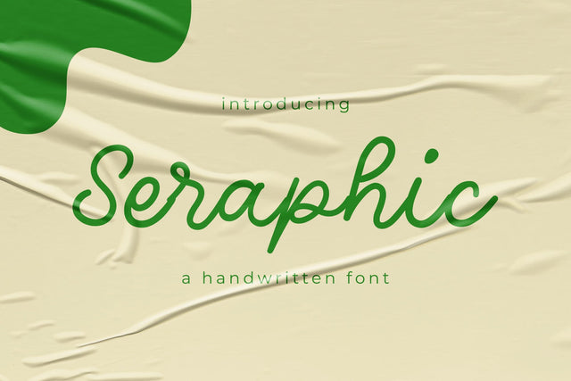 Seraphic - Script Font Font studioalmeera 