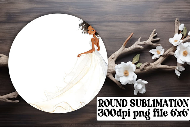 Serene Couple Watercolor Sublimation Set Sublimation afrosvg 