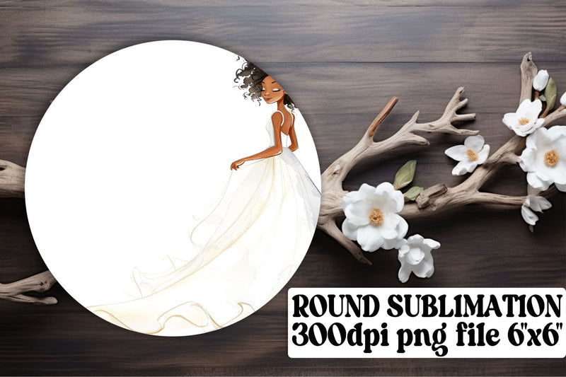 Serene Couple Watercolor Sublimation Set Sublimation afrosvg 