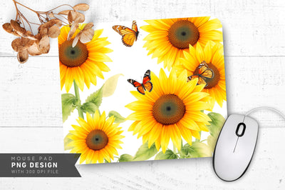 Serene Garden Delight Mousepad Sublimation Regulrcrative 