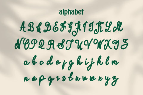 Serene Lines - Cute Monoline Script Font Font Mozzatype 