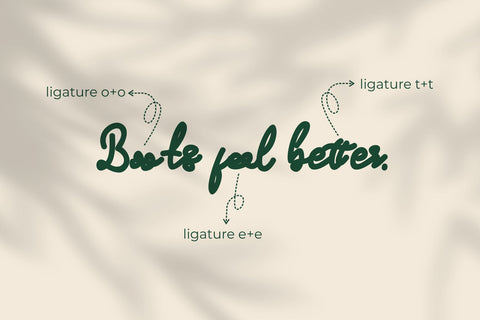 Serene Lines - Cute Monoline Script Font Font Mozzatype 