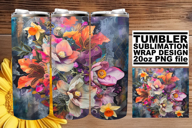 Serene Petal Serenade 20oz: Serenade with serene petals Sublimation afrosvg 