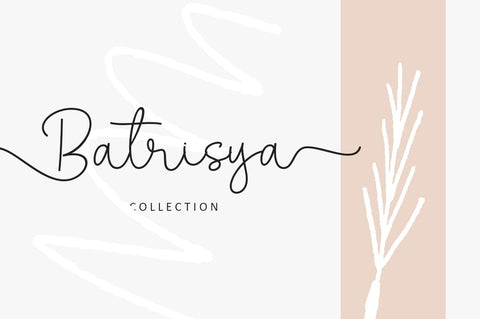 Serenity - Monoline stylish font Font Rotterlab studio 