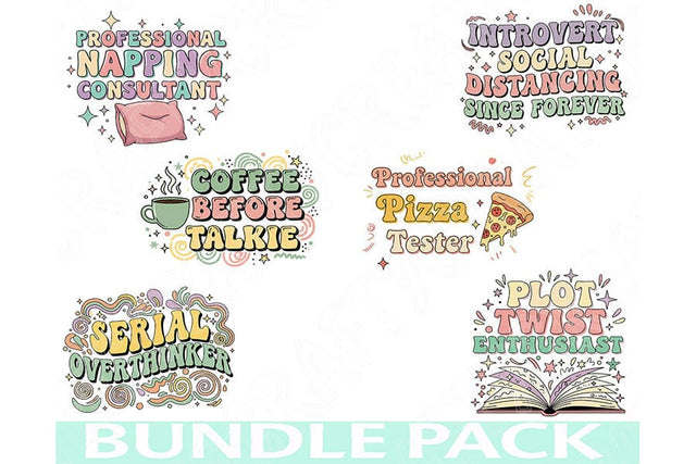 Serial Overthinker Png, Coffee Quote Png Bundle, Funny Relatable Sayings, Trendy Aesthetic Clipart, Sublimation Png Pack, Digital Download SVG TiffsCraftyCreations 