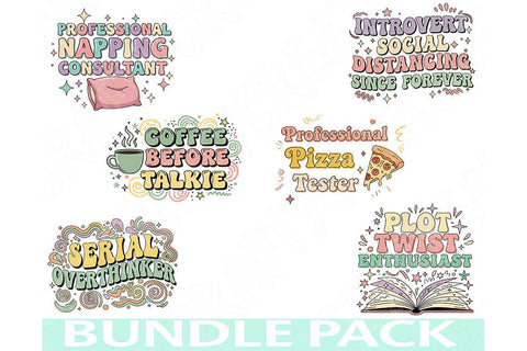 Serial Overthinker Png, Coffee Quote Png Bundle, Funny Relatable Sayings, Trendy Aesthetic Clipart, Sublimation Png Pack, Digital Download SVG TiffsCraftyCreations 
