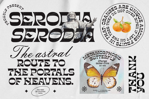 Serodja Font Four Lines Std. 