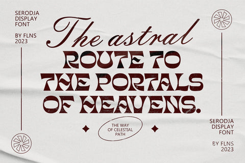 Serodja Font Four Lines Std. 