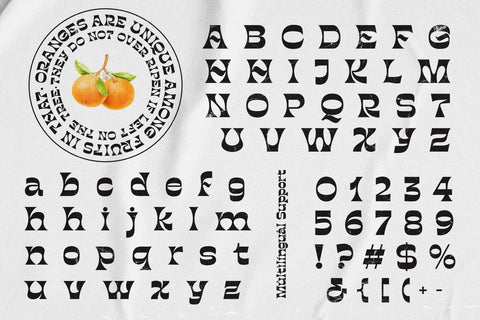 Serodja Font Four Lines Std. 