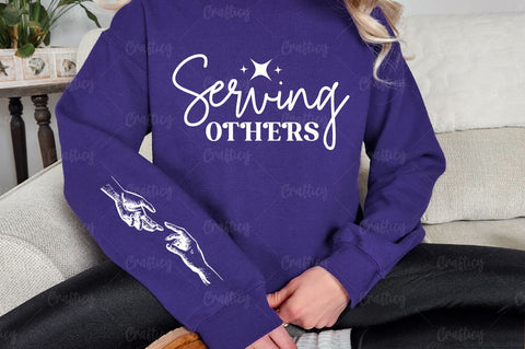 Serving Others Sleeve SVG Design SVG Designangry 