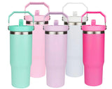 Set of 5 22 oz Tumblers | Flip Straw Tumbler Collection