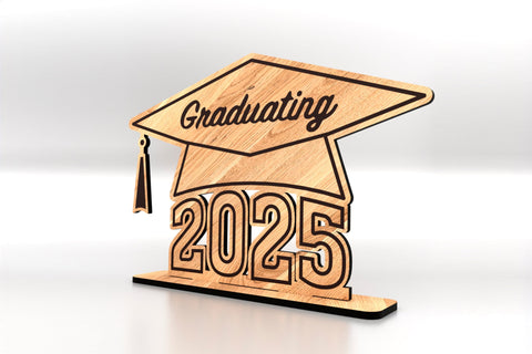 Set of 5 Graduation Decorations SVG LaserCutano 