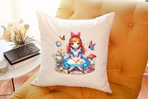 Set of Alice Wonderland Clipart Bundle Sublimation designartist 