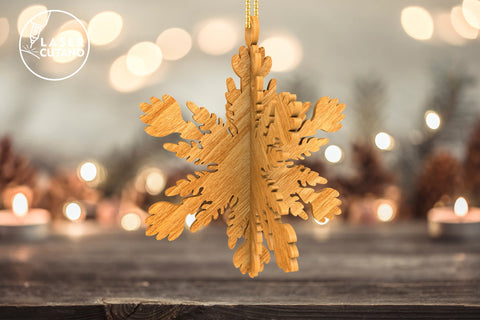 Set of Christmas Tree Ornaments SVG LaserCutano 