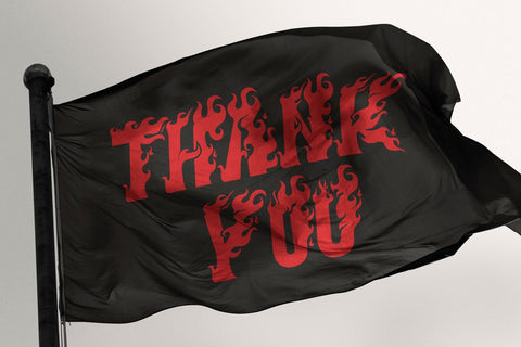 Seven Flame - Burning Fire Display Font Font Mozzatype 