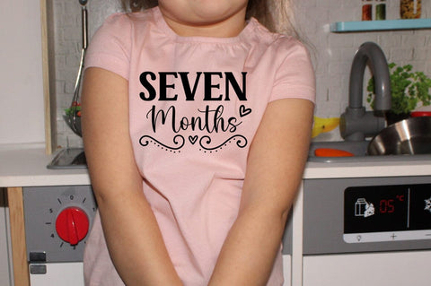 Seven months SVG Design SVG Designangry 