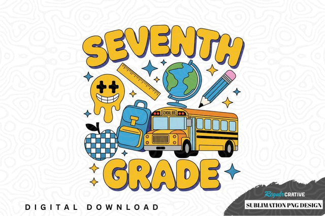 Seventh grade sublimation png design Sublimation Regulrcrative 
