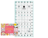 Sew Magnetic 6.5" x 12.5" Ruler with Applique and Embroidery Design Pack