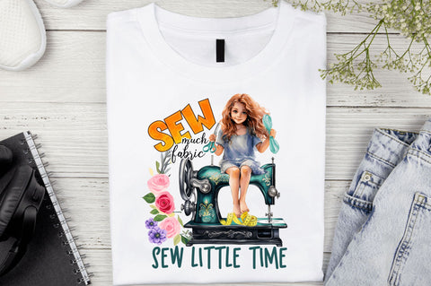 Sew much fabric sew little time Sublimation Design Sublimation Regulrcrative 