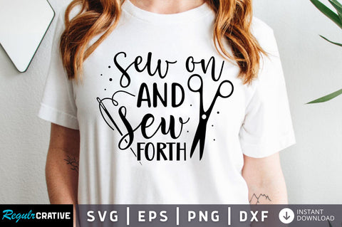 Sew on and sew forth SVG design SVG Regulrcrative 