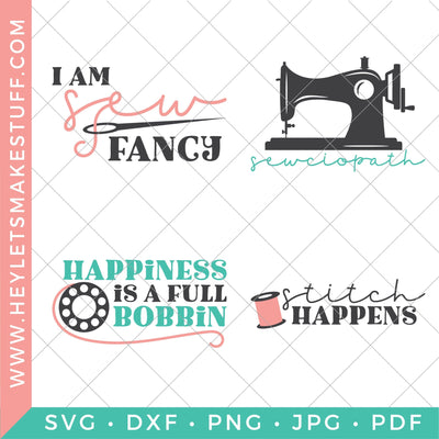 Sewing Bundle SVG Hey Let's Make Stuff 