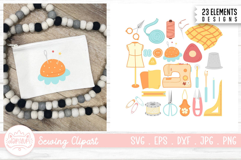 Sewing Clipart Bundle SVG dapiyupi store 