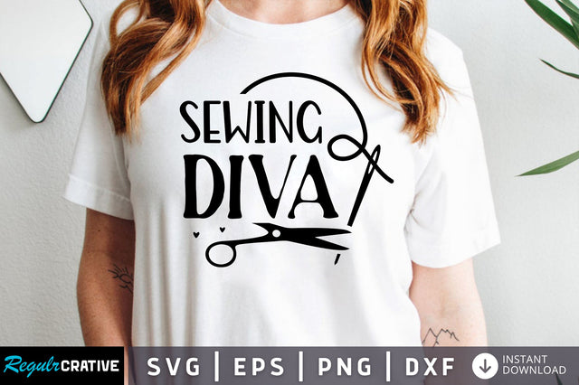 Sewing diva SVG design SVG Regulrcrative 