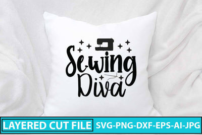 Sewing Diva SVG Design SVG Syaman 