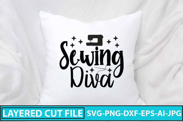 Sewing Diva SVG Design SVG Syaman 
