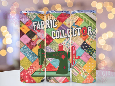 Sewing Quilter Fabric Crafting Tumbler, Quilter Tumbler, Fabric Lover Tumbler, Crafting Tumbler, Sewing Machine Tumbler, 20oz Sublimation Wrap, Handmade Tumbler Sublimation SvggirlplusArt 