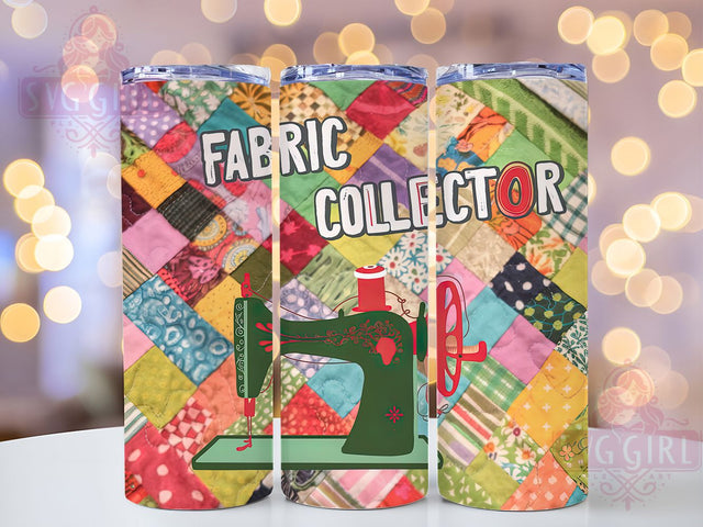 Sewing Quilter Fabric Crafting Tumbler, Quilter Tumbler, Fabric Lover Tumbler, Crafting Tumbler, Sewing Machine Tumbler, 20oz Sublimation Wrap, Handmade Tumbler Sublimation SvggirlplusArt 