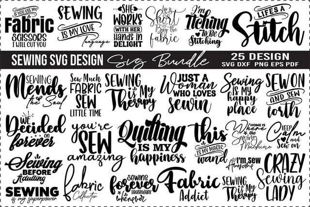 Sewing SVG Bundle Digital Pattern orpitasn 