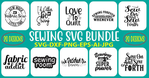 Sewing SVG Bundle SVG Syaman 
