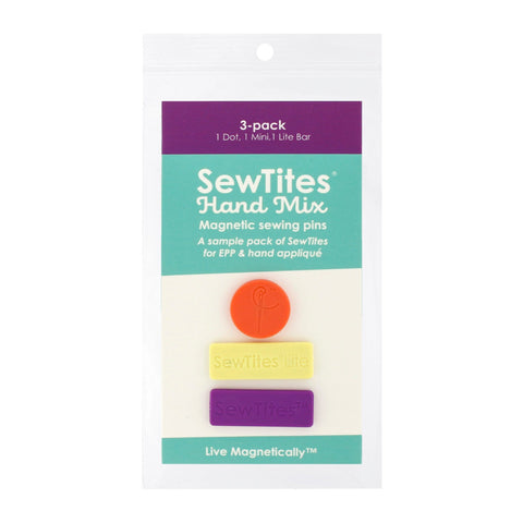 SewTites Hand Mix of Magnetic Sewing Pins for Applique and EPP Physical SewTites 3-pack 