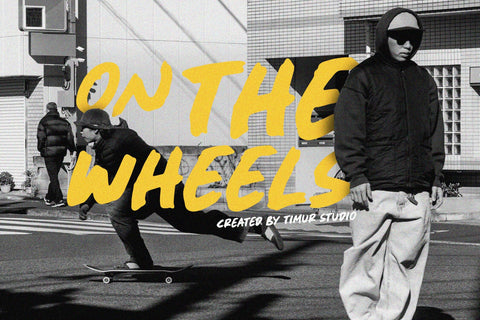 Shadow Anthem - Handbrushed Display Font Font Timur type 