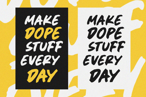 Shadow Anthem - Handbrushed Display Font Font Timur type 