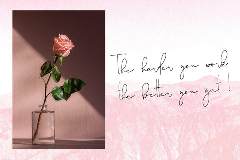 Shadow Blush Font Dm Letter Studio 