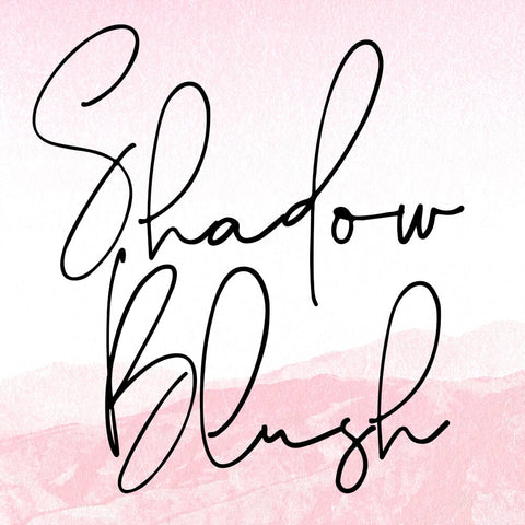 Shadow Blush Font Dm Letter Studio 