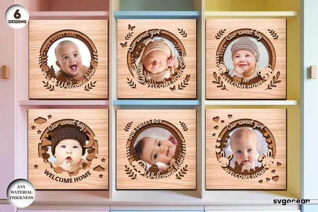 Shadow Box Frames Laser Cut Bundle SVG SvgOcean 