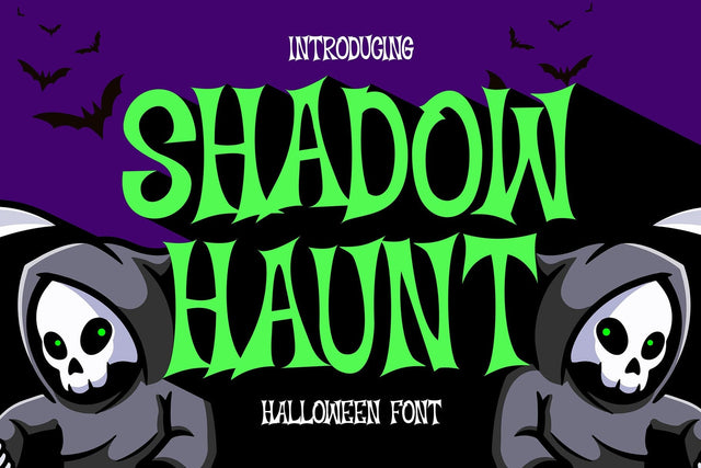 Shadow Haunt - Halloween Font Font Mozzatype 