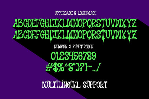 Shadow Haunt - Halloween Font Font Mozzatype 