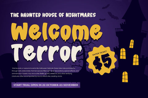 SHADOW MONSTER - Halloween Font Font Mozarella 