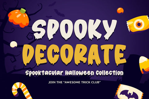 SHADOW MONSTER - Halloween Font Font Mozarella 
